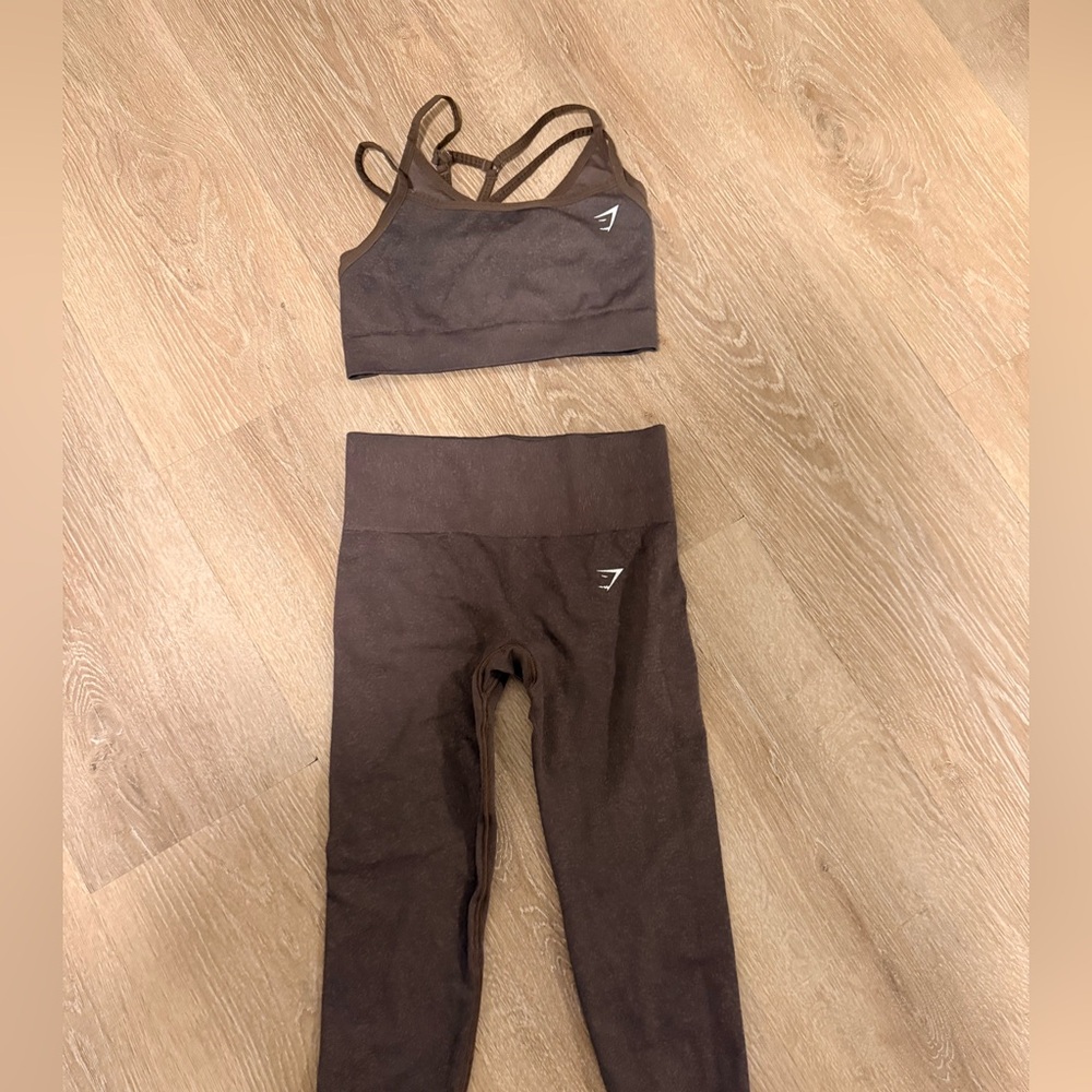 Brown GymShark Set